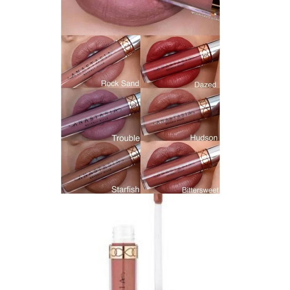 Anastasia Liquid Lipstick in Rock Sand, a versatile Rosy Brown